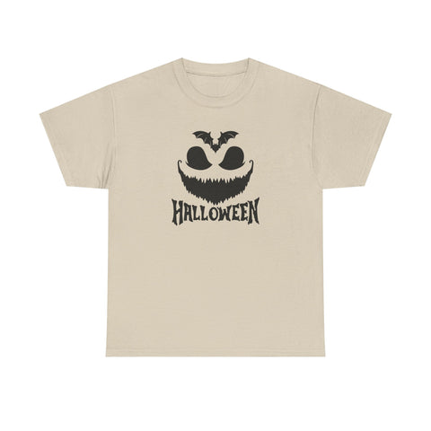 Halloween Unisex Heavy Cotton Tee | Spooky Graphic T-Shirt for Fall