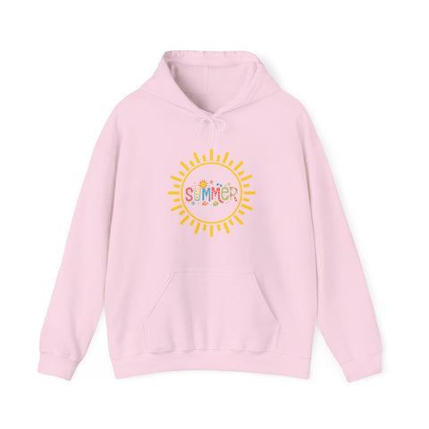 Summer Vibes Hoodie, Cozy Unisex Sweatshirt, Perfect for Beach Days, Summer Parties