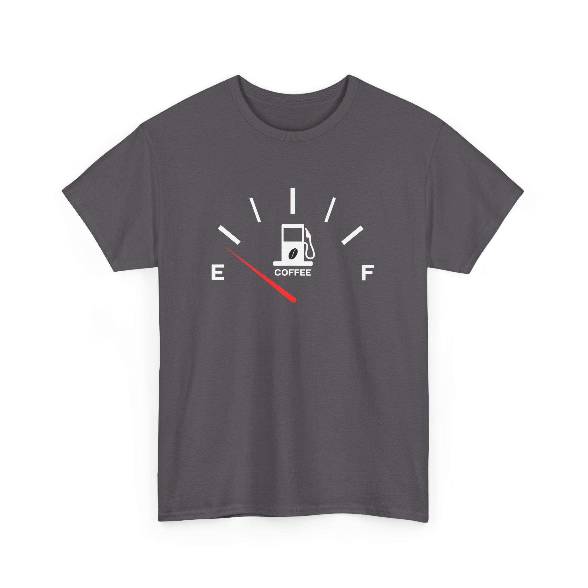 Coffee Is Fuel - Unisex Heavy Cotton Tee for Coffee Lovers, Funny Gift, Casual Wear, Coffee Enthusiast, Everyday Humor Tee, Great for