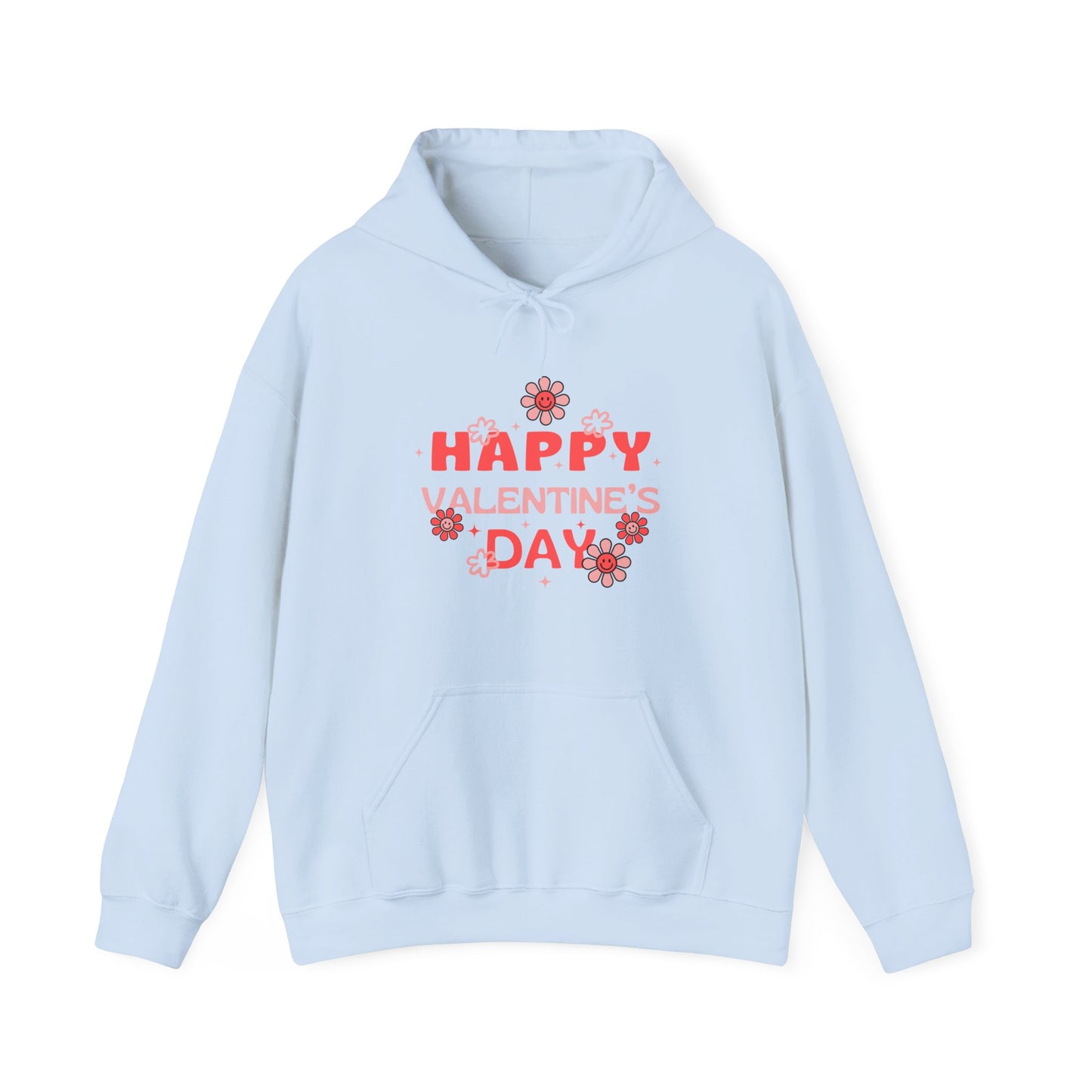 Happy Valentine's Day Hoodie - Cute Unisex Sweatshirt, Romantic Gift, Cozy Style, Valentine's Outfit, Love Celebration