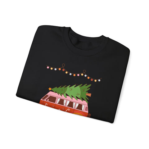 Festive Christmas Sweatshirt, Cozy Holiday Vibes, Perfect for Family Gatherings, Christmas Parties, and Winter Celebrations, Unisex Gift