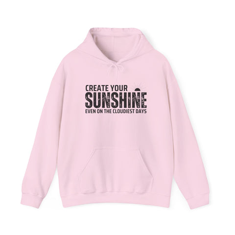 Motivational Sunshine Hoodie, Cozy Sweatshirt, Gift for Friends, Positive Vibes Apparel, Inspirational Clothing