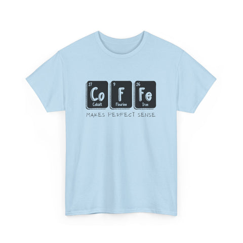 Coffee Chemistry Unisex Tee, Fun Science Shirt for Coffee Lovers, Perfect Gift for Scientists, Unique Casual Wear, Chemistry Humor Design