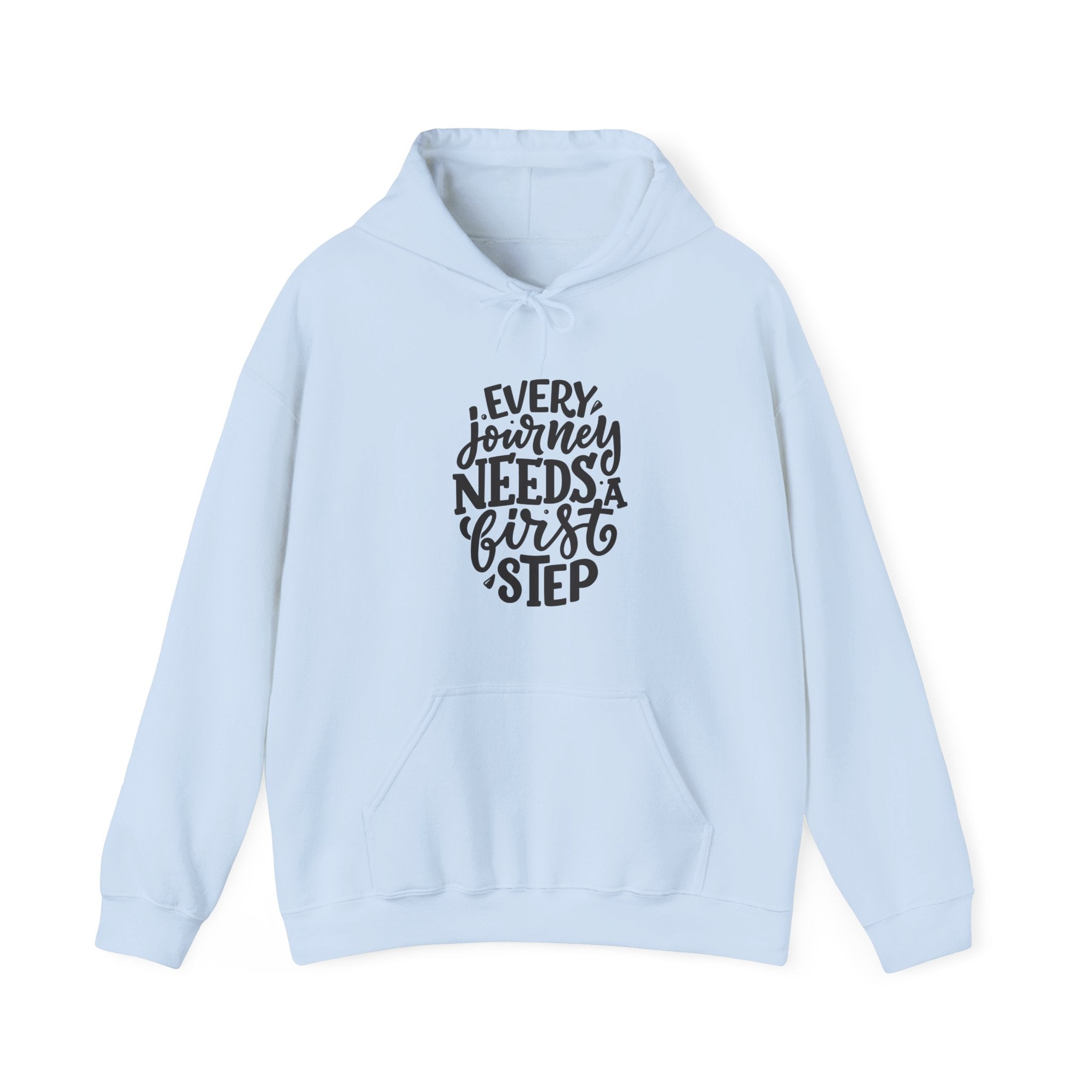 Motivational Unisex Hoodie, Inspirational Heavy Blend Sweatshirt for Travelers, Gift for Adventurers, Travel Apparel, Journey Vibes