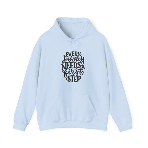 Motivational Unisex Hoodie, Inspirational Heavy Blend Sweatshirt for Travelers, Gift for Adventurers, Travel Apparel, Journey Vibes