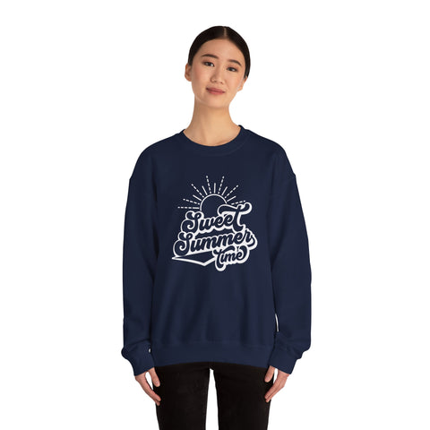 Summer Vibes Crewneck Sweatshirt, Cozy Unisex Pullover, Perfect for Beach Days, Gift for Summer Lovers, Matching Family Outfit