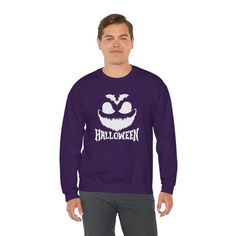 Halloween Spirit Crewneck Sweatshirt - Cozy Unisex Apparel for Fall Celebrations, Trick or Treating, Spooky Season