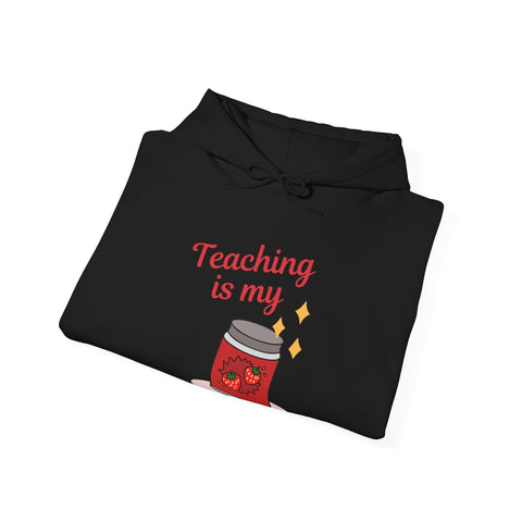 Teaching is My Passion Hoodie - Cozy Gift for Educators, Classroom Apparel, Teacher Sweatshirt, Unisex Blend Pullover