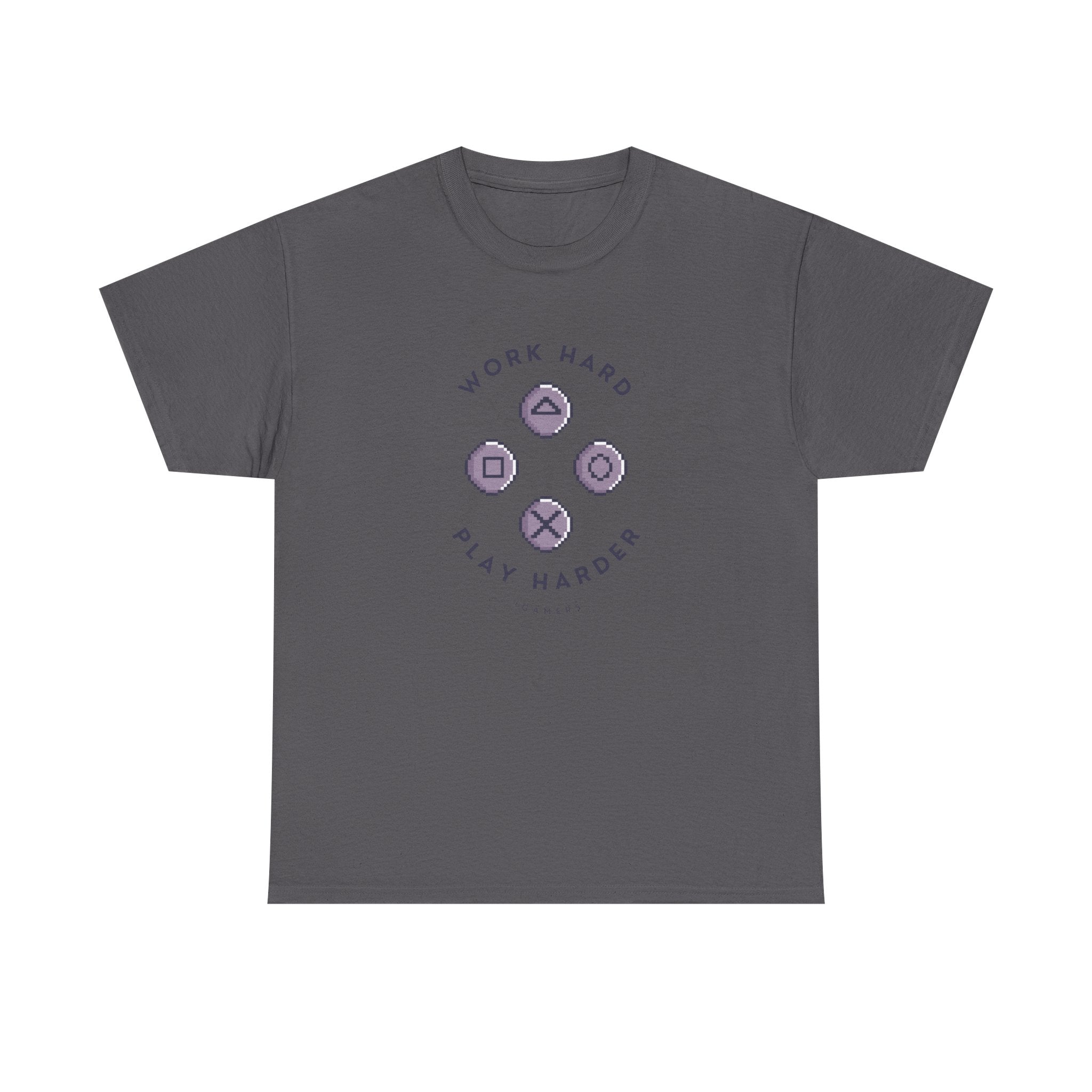 Work Hard Play Hard Unisex Heavy Cotton Tee