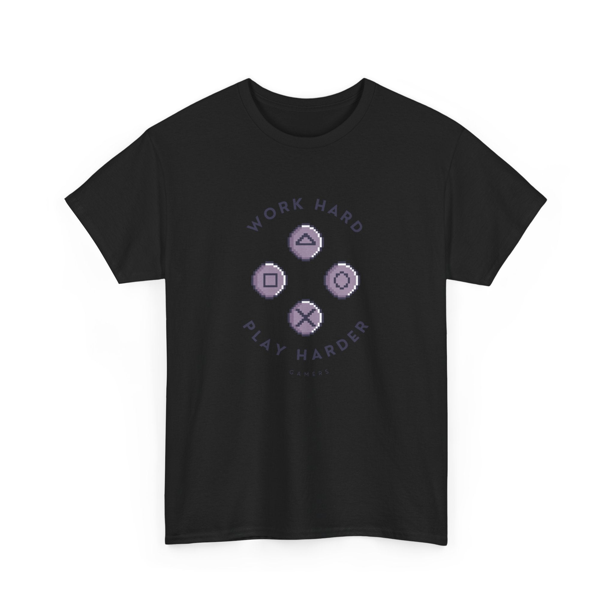 Work Hard Play Hard Unisex Heavy Cotton Tee