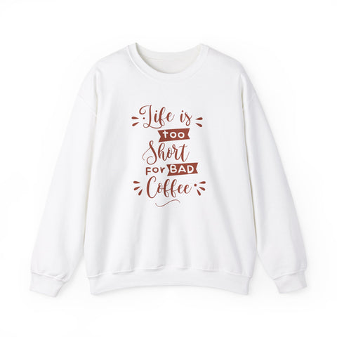 Coffee Lover's Crewneck Sweatshirt, Perfect for Casual Outfits, Gift for Coffee Enthusiasts, Cozy Layer for Every Day, Fun Saying