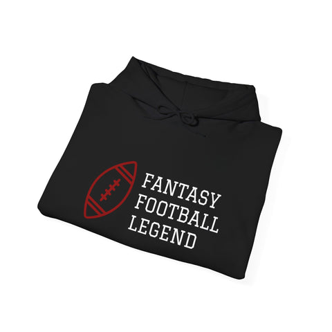 Fantasy Football Legend Hoodie, Unisex Heavy Blend Hooded Sweatshirt for Sports Fans, Gift for Football Lovers, Cozy Athletic Wear