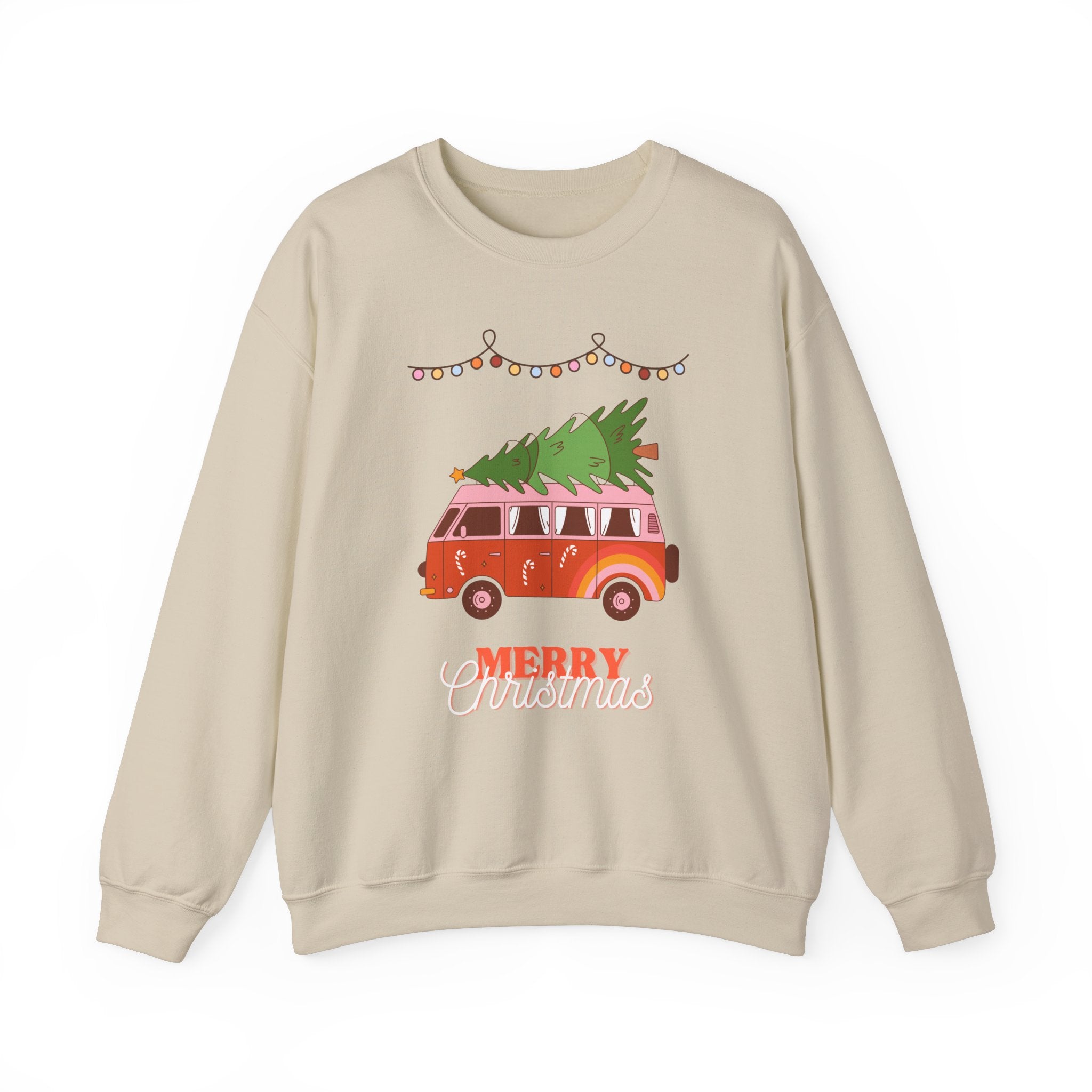Festive Christmas Sweatshirt, Cozy Holiday Vibes, Perfect for Family Gatherings, Christmas Parties, and Winter Celebrations, Unisex Gift