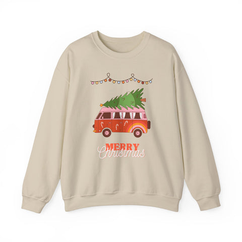 Festive Christmas Sweatshirt, Cozy Holiday Vibes, Perfect for Family Gatherings, Christmas Parties, and Winter Celebrations, Unisex Gift