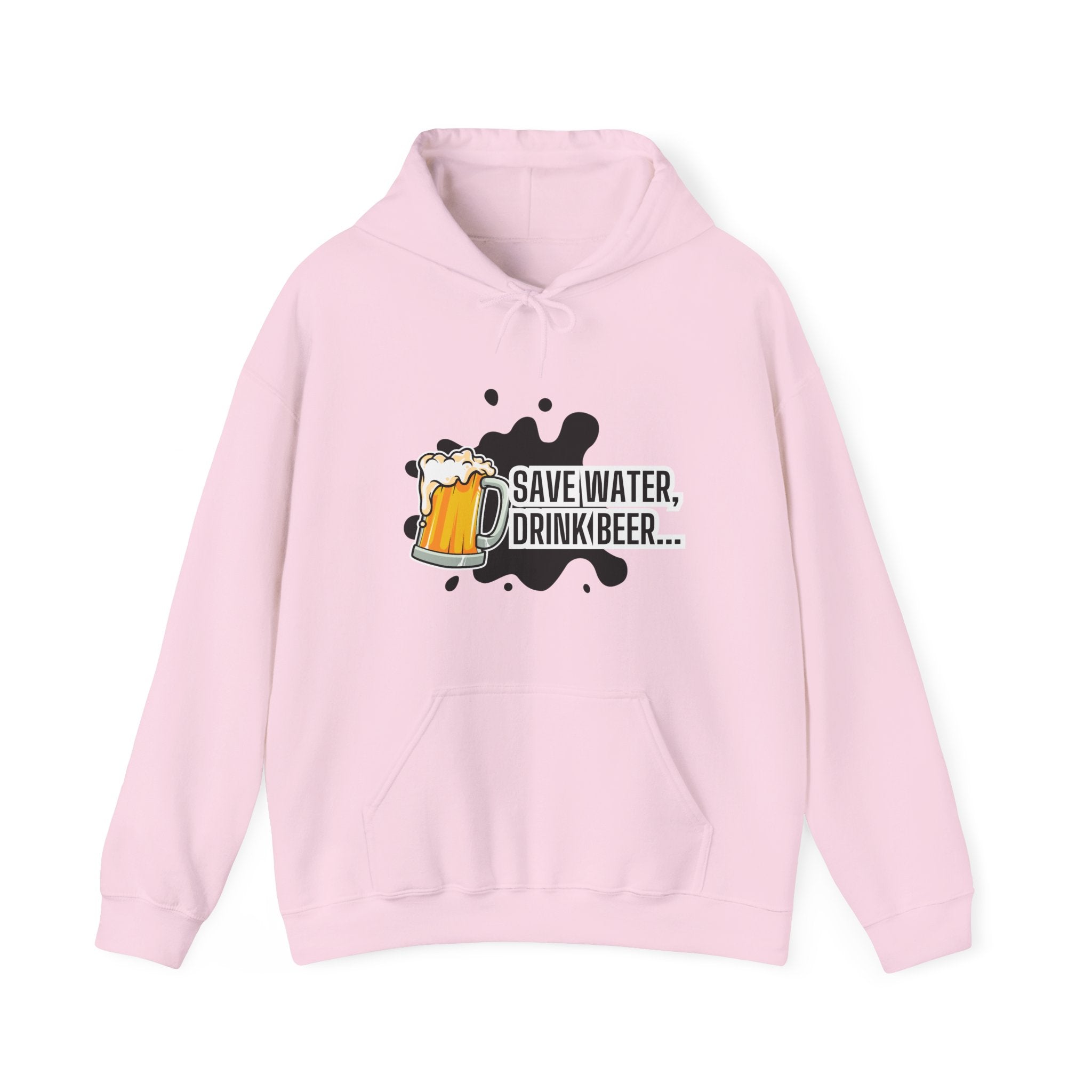 Save Water Drink Beer Hoodie, Funny Sweatshirt for Beer Lovers, Perfect Gift for Dad, Birthday, Casual Wear, Cozy Apparel