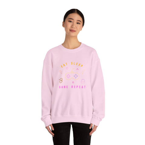Gamer Crewneck Sweatshirt, Unisex Sweatshirt, Gaming Apparel, Casual Wear, Gifts for Gamers, Game Night Fashion
