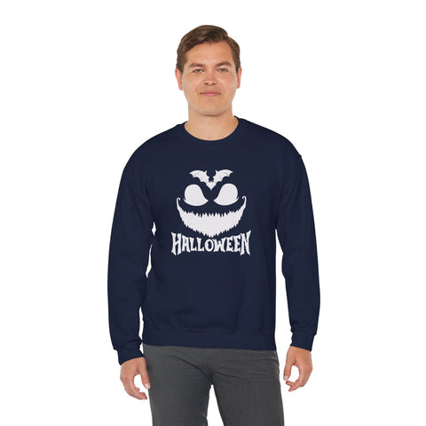 Halloween Spirit Crewneck Sweatshirt - Cozy Unisex Apparel for Fall Celebrations, Trick or Treating, Spooky Season