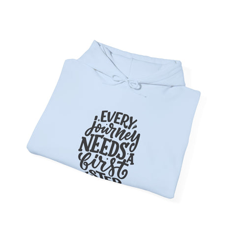 Motivational Unisex Hoodie, Inspirational Heavy Blend Sweatshirt for Travelers, Gift for Adventurers, Travel Apparel, Journey Vibes