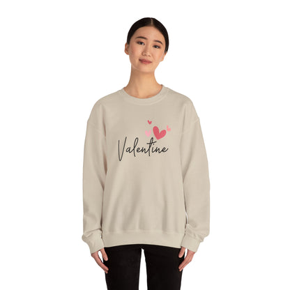 Valentine's Day Crewneck Sweatshirt, Love Sweatshirt, Valentine's Gift for Him/Her, Cozy Casual Wear, Heart Sweatshirt, Unisex Sweatshirt,