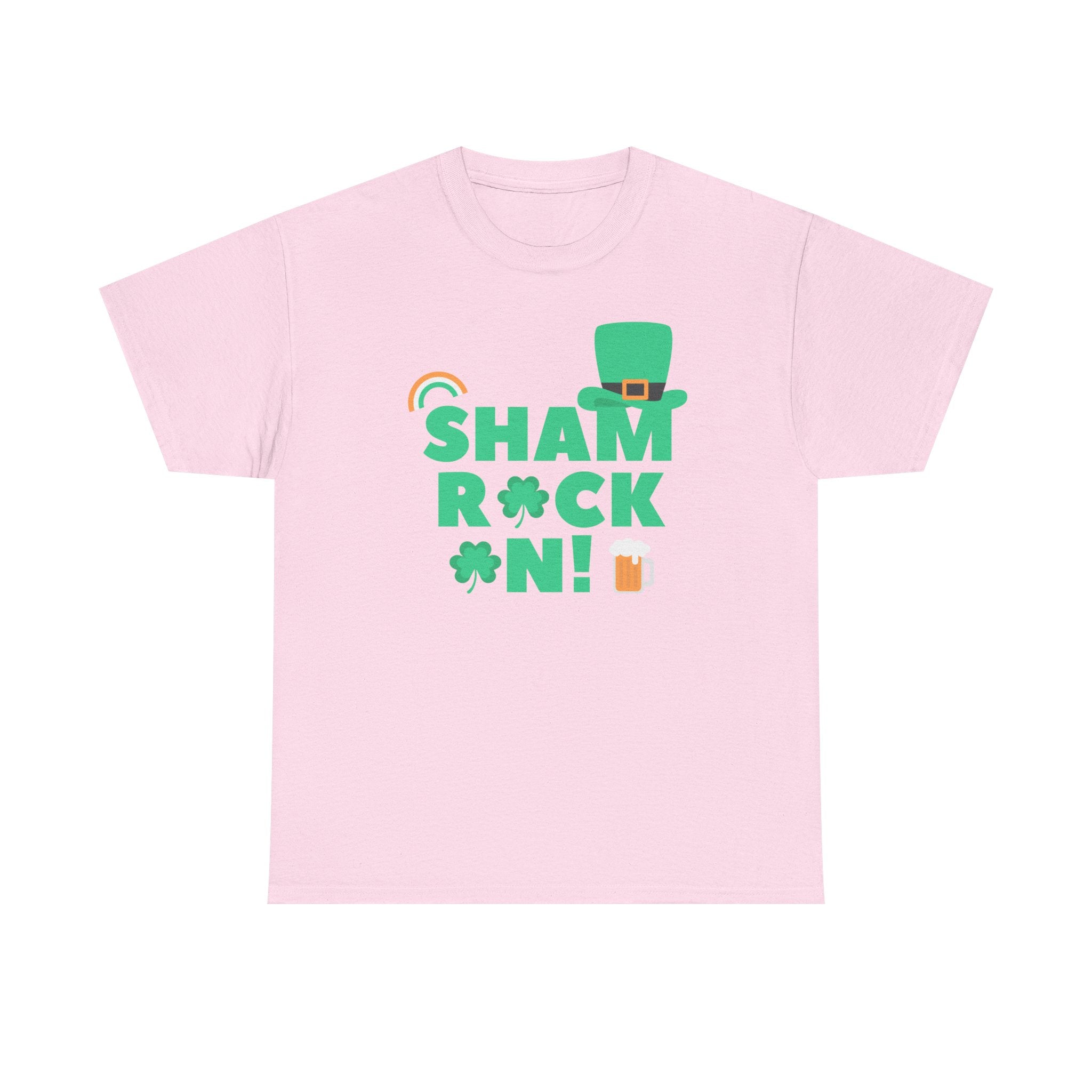 Shamrock Tee, St Patrick's Day Shirt, Unisex Heavy Cotton Tee, Irish Pride Apparel, Funny Holiday Top, Green Festival T-Shirt - St Paddy's