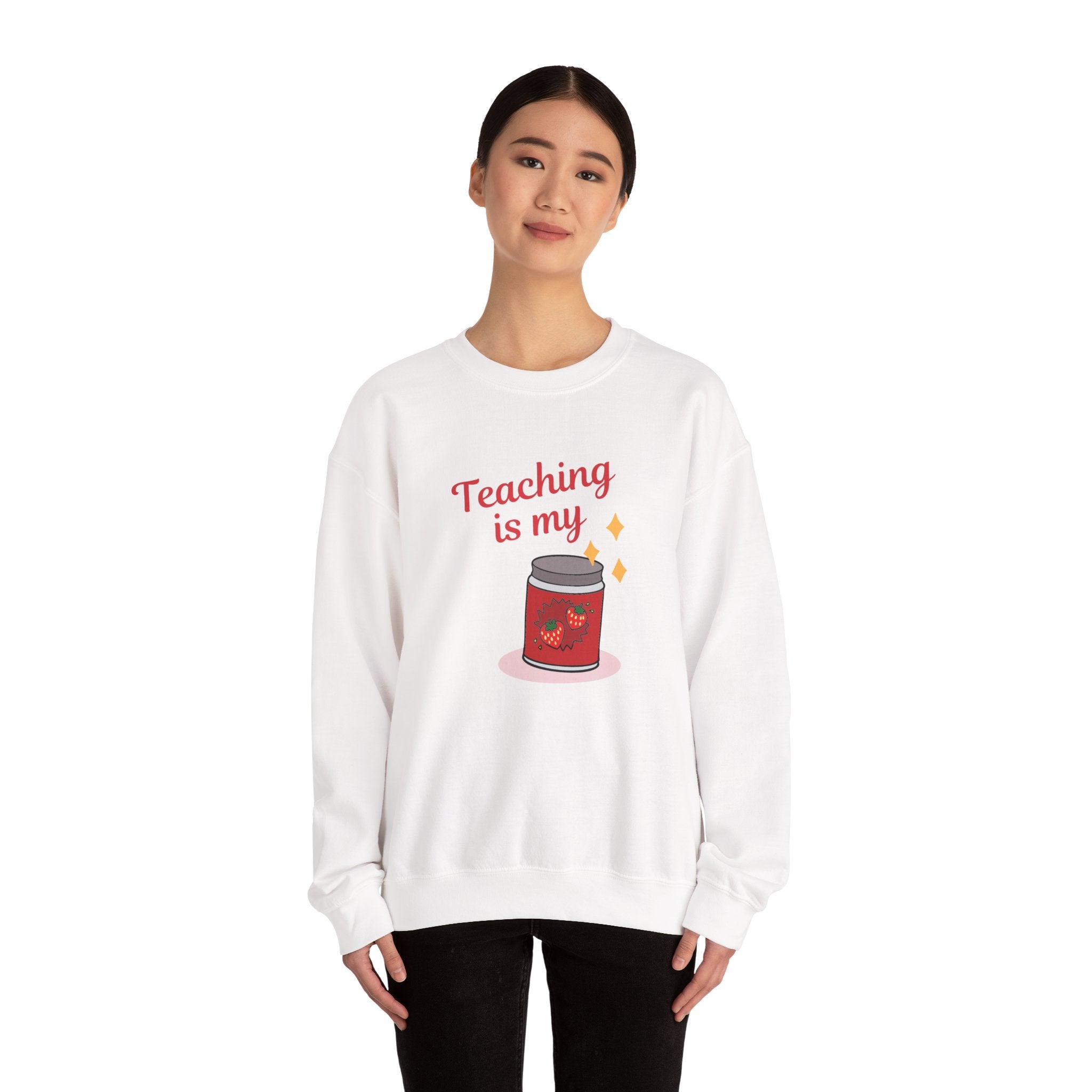 Teaching is My Passion Crewneck Sweatshirt, Gift for Teachers, Education Apparel, Cute Teacher Sweatshirt, Back to School Outfit