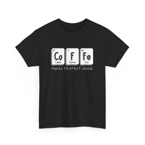 Coffee Chemistry Unisex Tee, Fun Science Shirt for Coffee Lovers, Perfect Gift for Scientists, Unique Casual Wear, Chemistry Humor Design