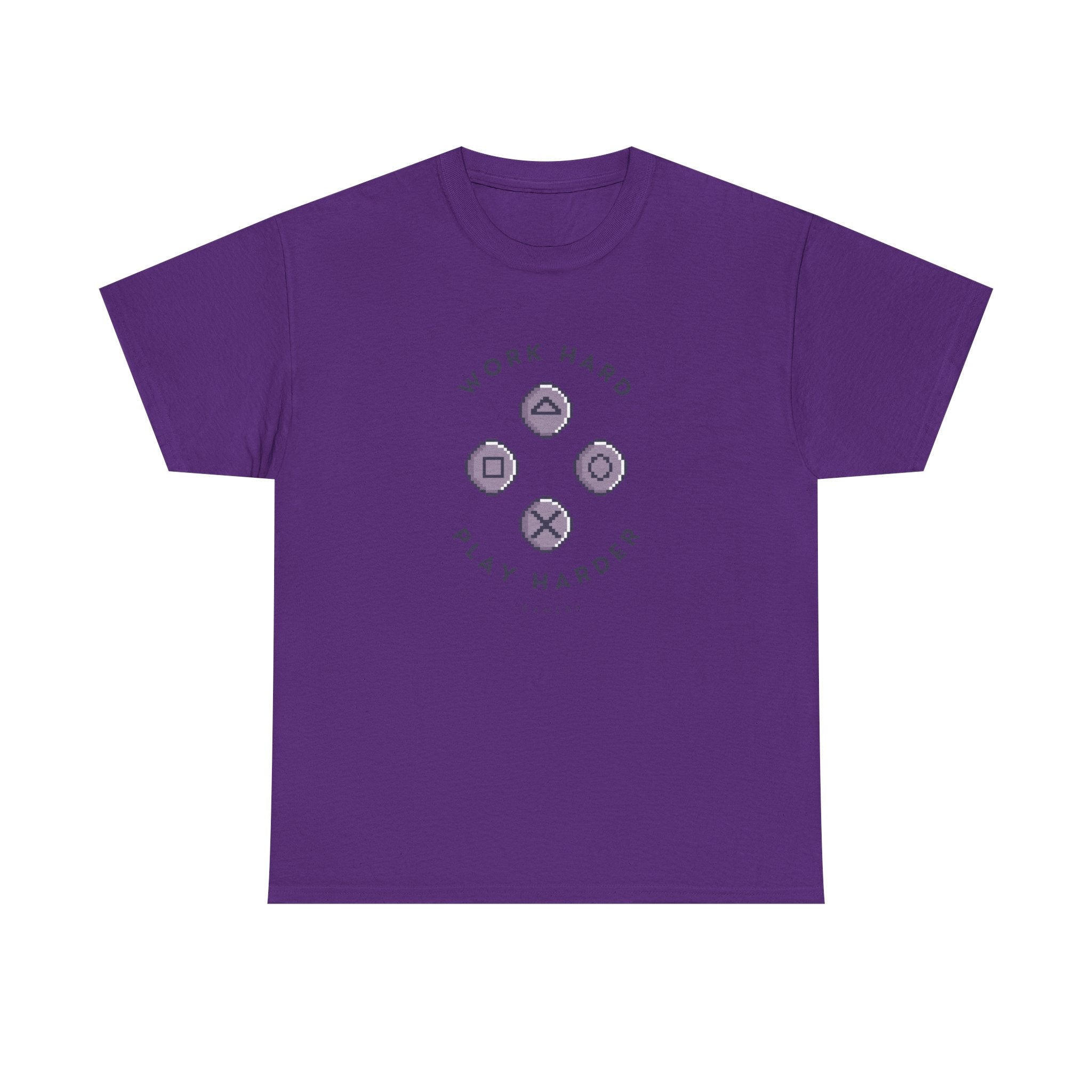 Work Hard Play Hard Unisex Heavy Cotton Tee