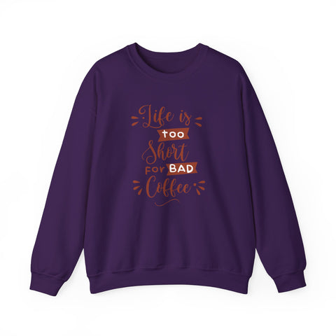 Coffee Lover's Crewneck Sweatshirt, Perfect for Casual Outfits, Gift for Coffee Enthusiasts, Cozy Layer for Every Day, Fun Saying