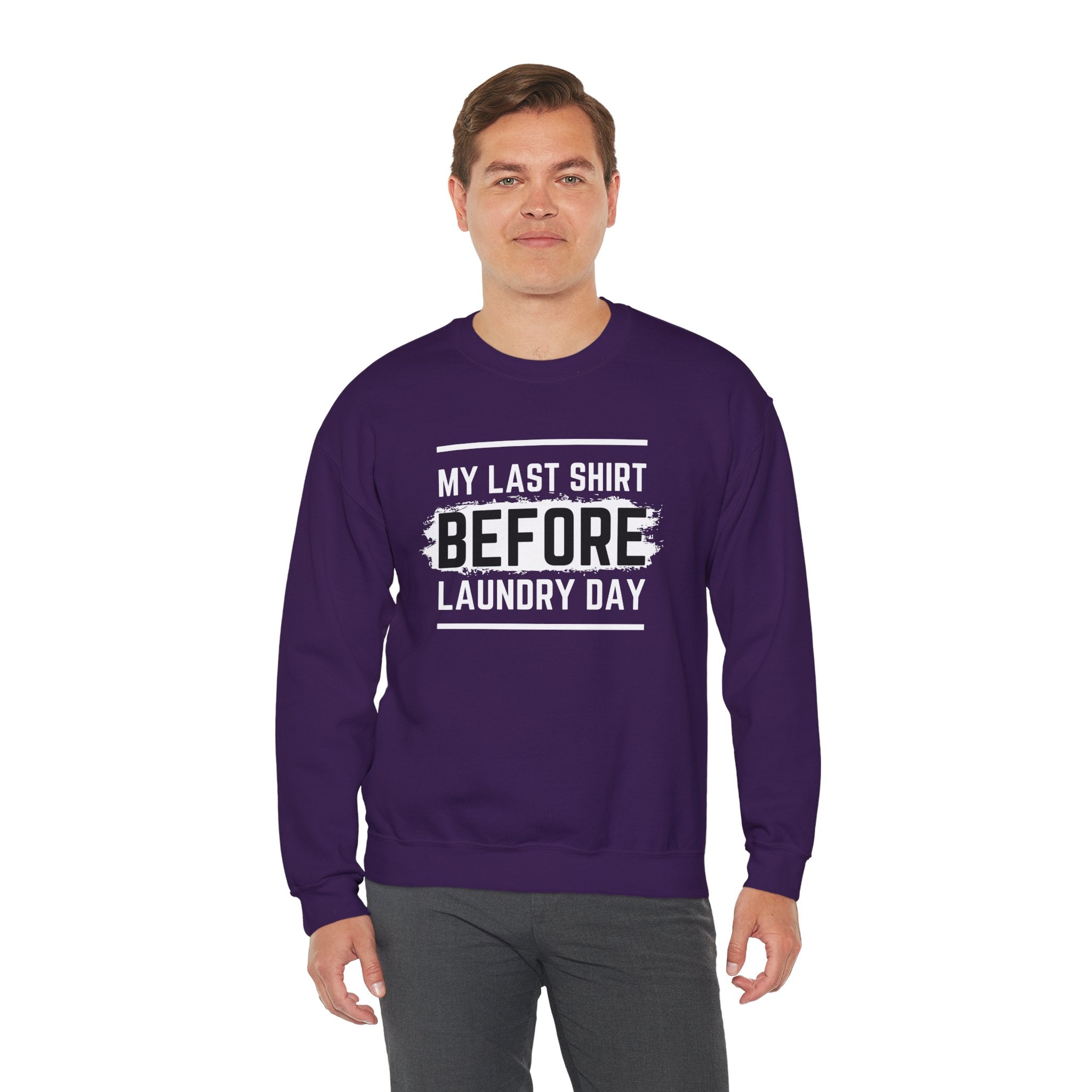 Funny Laundry Day Sweatshirt, Unisex Crewneck, Casual Wear, Gift for Him, Gift for Her, Humor Clothing, College Sweater