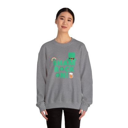 St Patrick's Day Shamrock Sweatshirt - Unisex Heavy Blend™ Crewneck