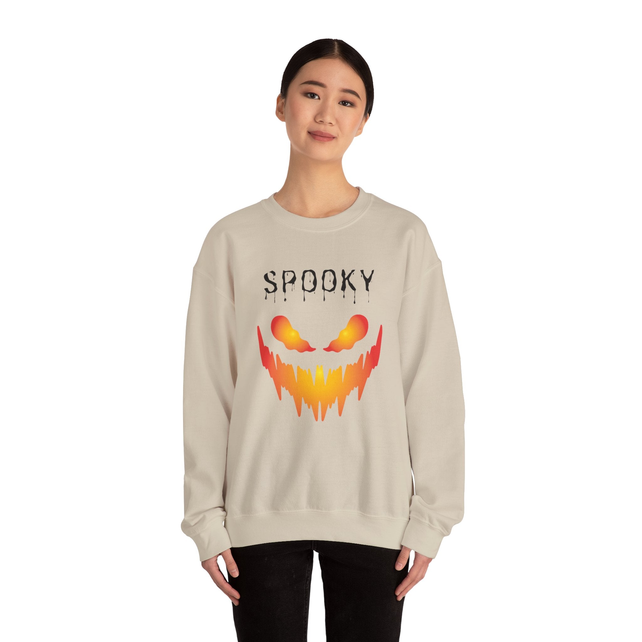 Spooky Vibes Unisex Crewneck Sweatshirt | Halloween, Cozy Fall Style