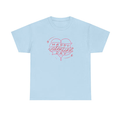 Happy Valentine's Day Tee, Cute Valentine's Gift, Unisex T-Shirt, Valentine's Day Apparel, Fun Love Shirt, Sweetheart Style