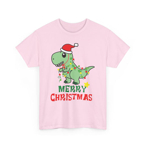 Dino Christmas Tee: Cute Dinosaur Holiday Shirt - Perfect Gift!