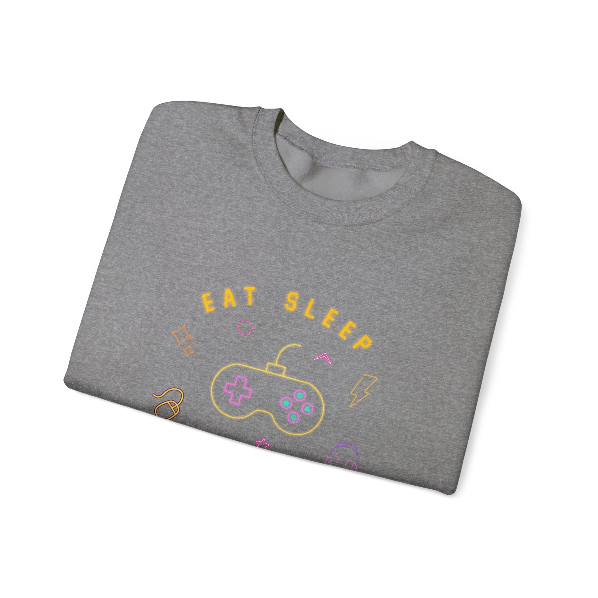 Gamer Crewneck Sweatshirt, Unisex Sweatshirt, Gaming Apparel, Casual Wear, Gifts for Gamers, Game Night Fashion