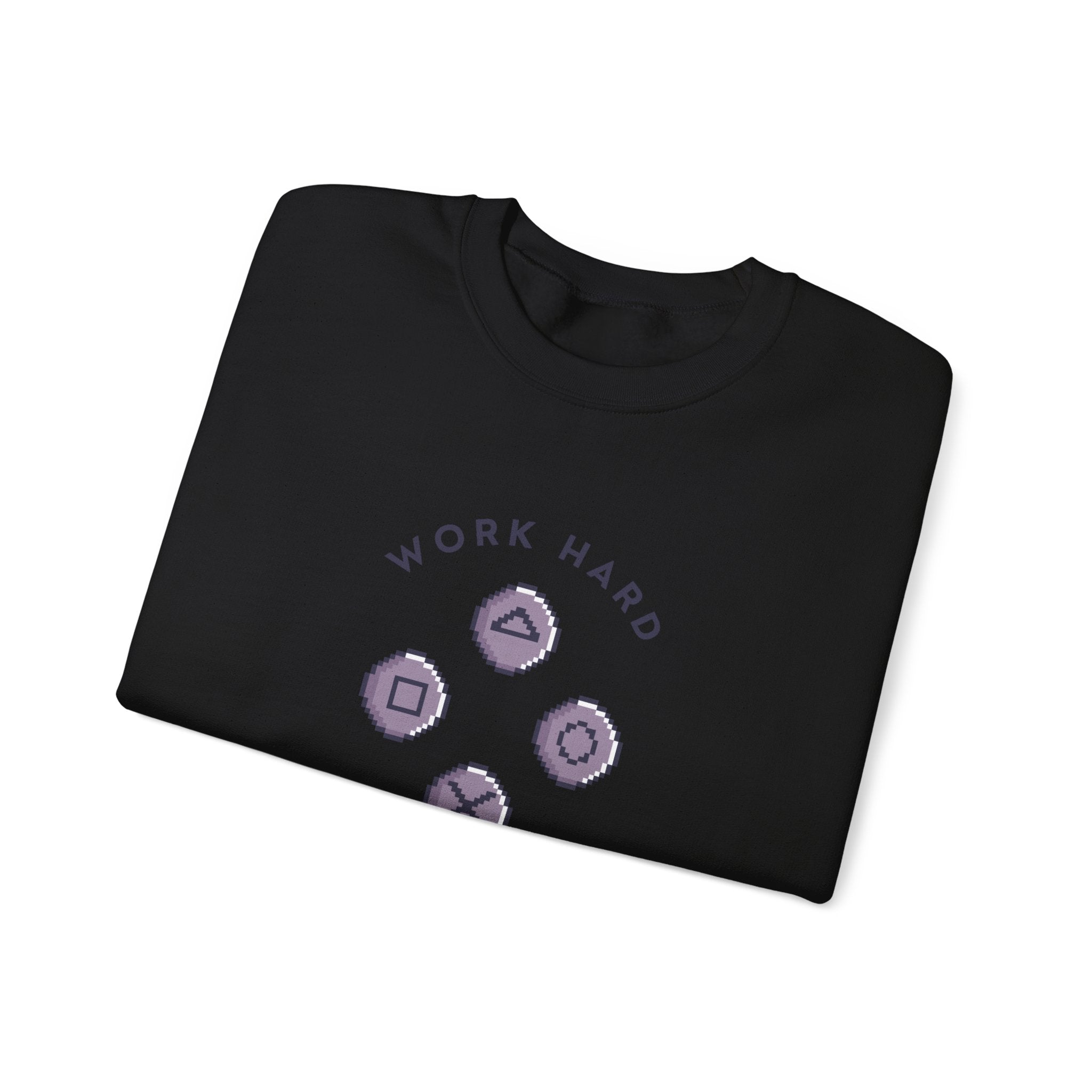 Play Harder Crewneck Sweatshirt  Casual Fashion