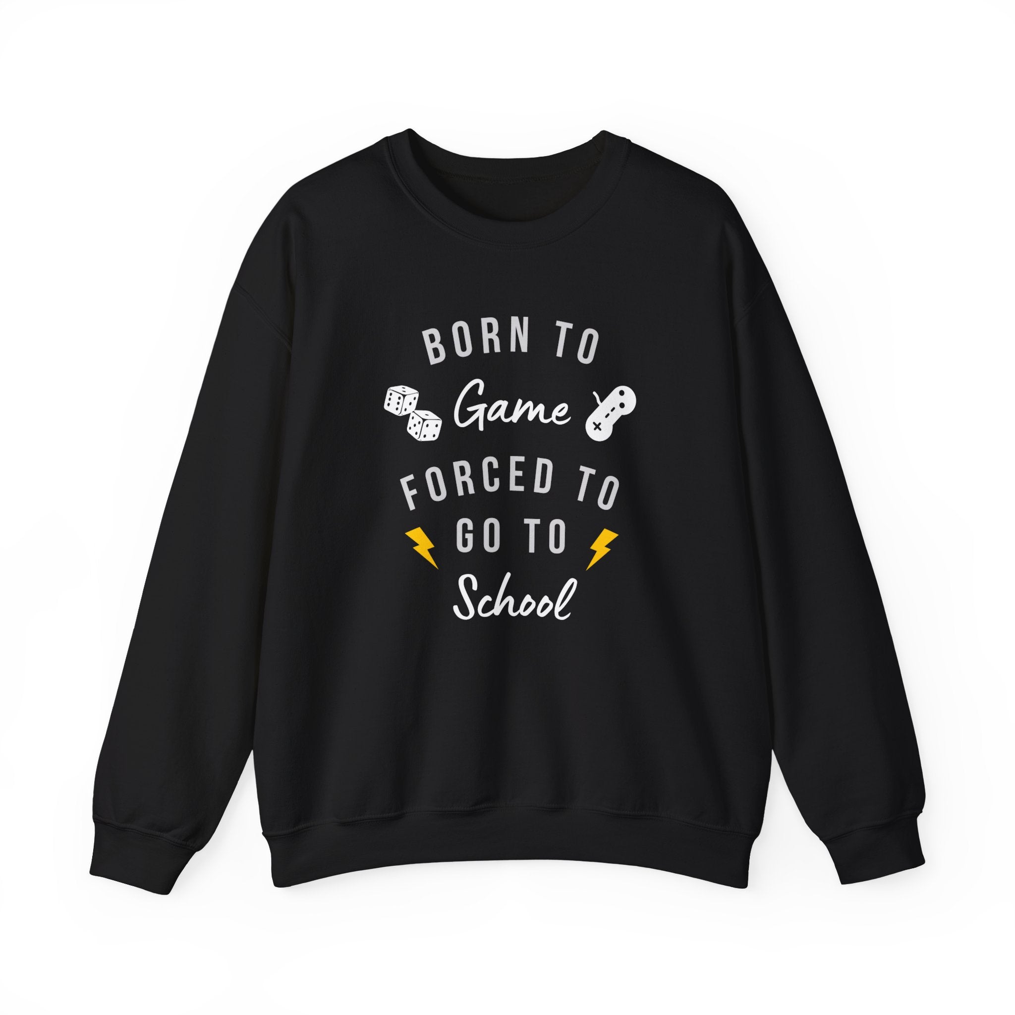 Born to Game Crewneck Sweatshirt | Gaming Apparel, School Sweatshirt, Unisex Fashion, Cozy Casual Wear
