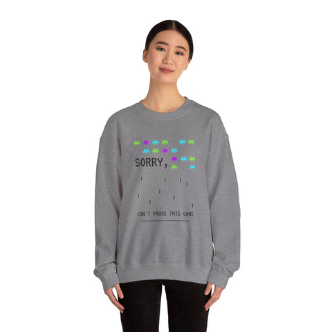 Gaming Humor Sweatshirt, Unisex Crewneck, Video Game Apparel, Casual Wear, Perfect for Gamers