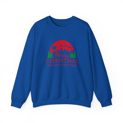 Merry Christmas Crewneck Sweatshirt, Cozy Holiday Sweatshirt, Winter Gift, Unisex Sweater, Christmas Celebration Apparel