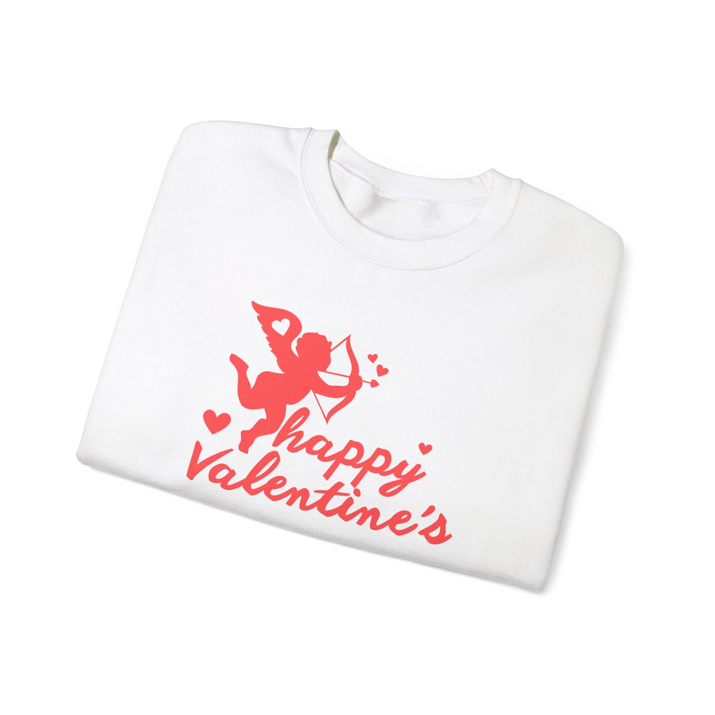 Valentine's Day Cupid Sweatshirt, Cozy Unisex Crewneck, Love Gift, Romantic Apparel, Cute and Comfy Valentine's Wear