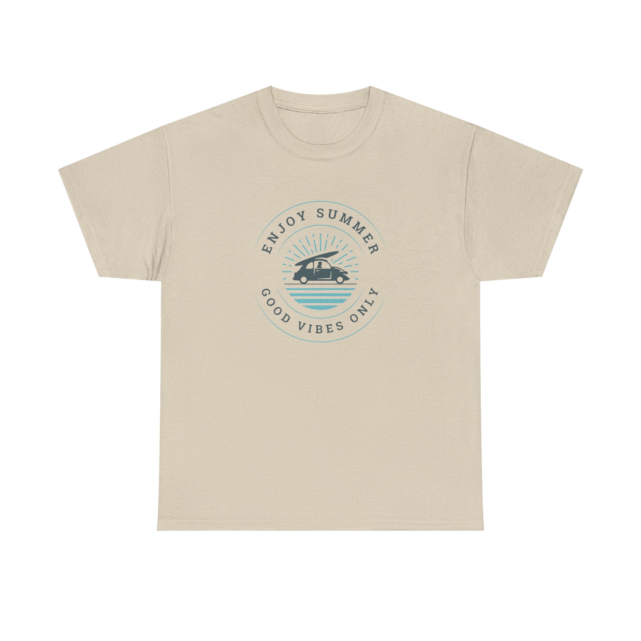 Enjoy Summer Good Vibes Only Tee, Unisex Summer Shirt, Beachwear, Vacation T-Shirt, Gift for Him/Her, Relaxed Style Top