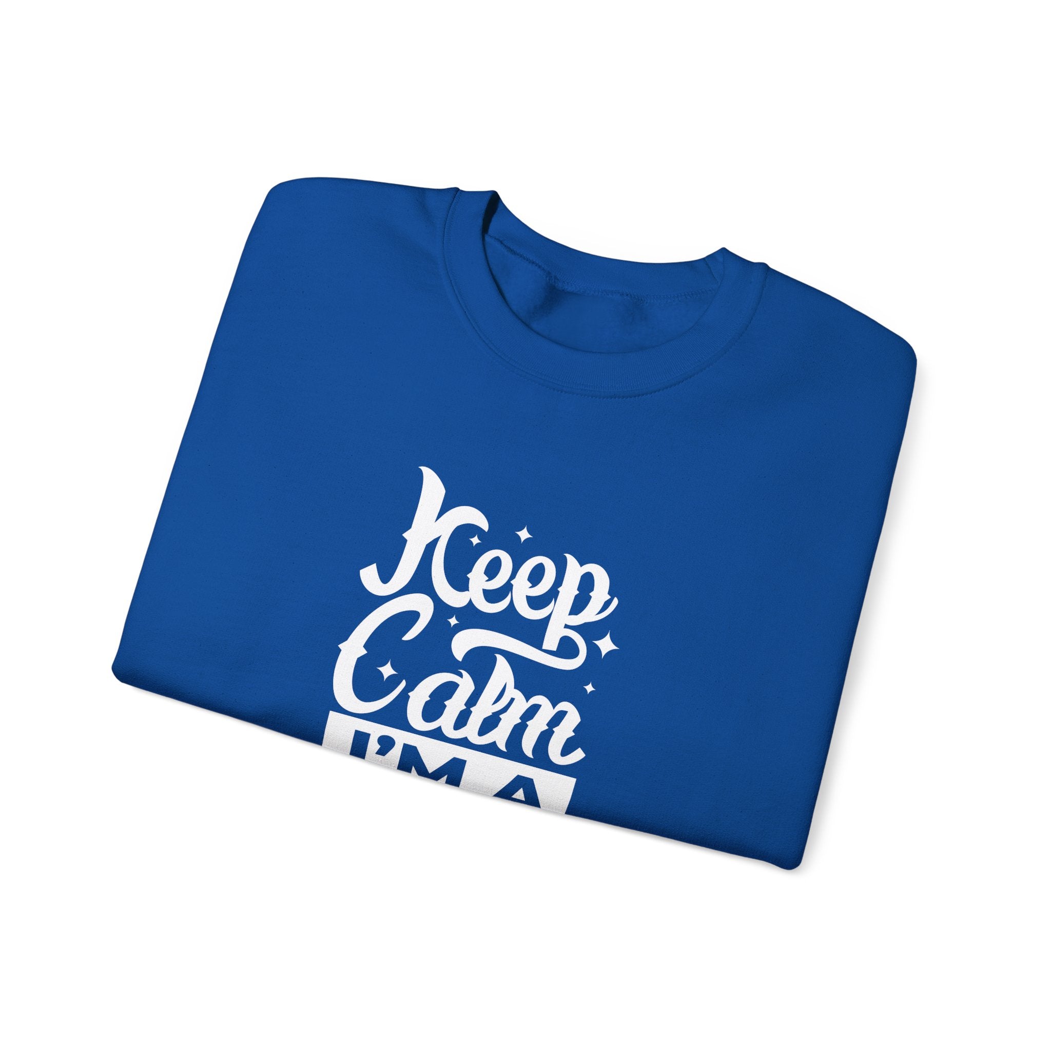 Teacher Appreciation Sweatshirt, Cozy Education Gift, Keep Calm I'm a Teacher, School Spirit Clothing, Unisex Crewneck Sweater, Casual Wear
