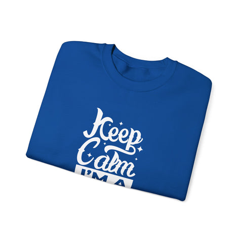 Teacher Appreciation Sweatshirt, Cozy Education Gift, Keep Calm I'm a Teacher, School Spirit Clothing, Unisex Crewneck Sweater, Casual Wear