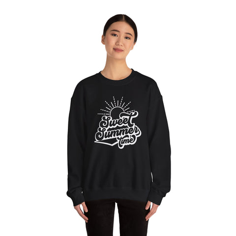 Summer Vibes Crewneck Sweatshirt, Cozy Unisex Pullover, Perfect for Beach Days, Gift for Summer Lovers, Matching Family Outfit
