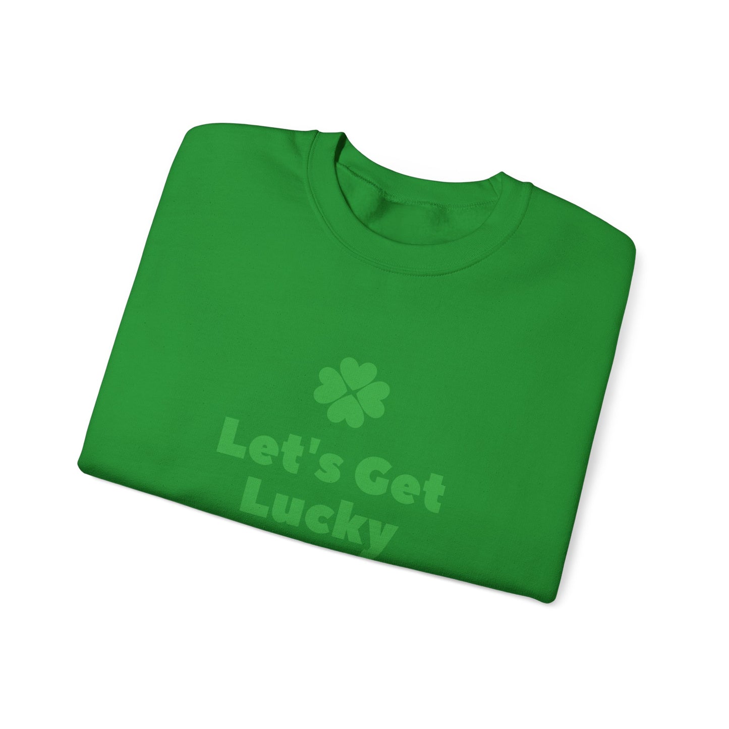 St Patrick's Day Unisex Heavy Blend™ Crewneck Sweatshirt, Let's Get Lucky