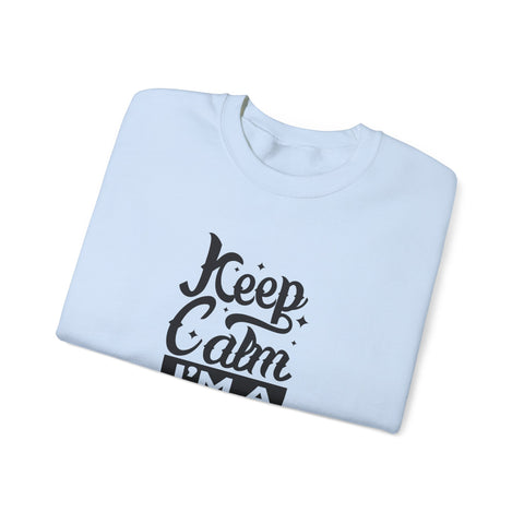 Teacher Appreciation Sweatshirt, Cozy Education Gift, Keep Calm I'm a Teacher, School Spirit Clothing, Unisex Crewneck Sweater, Casual Wear