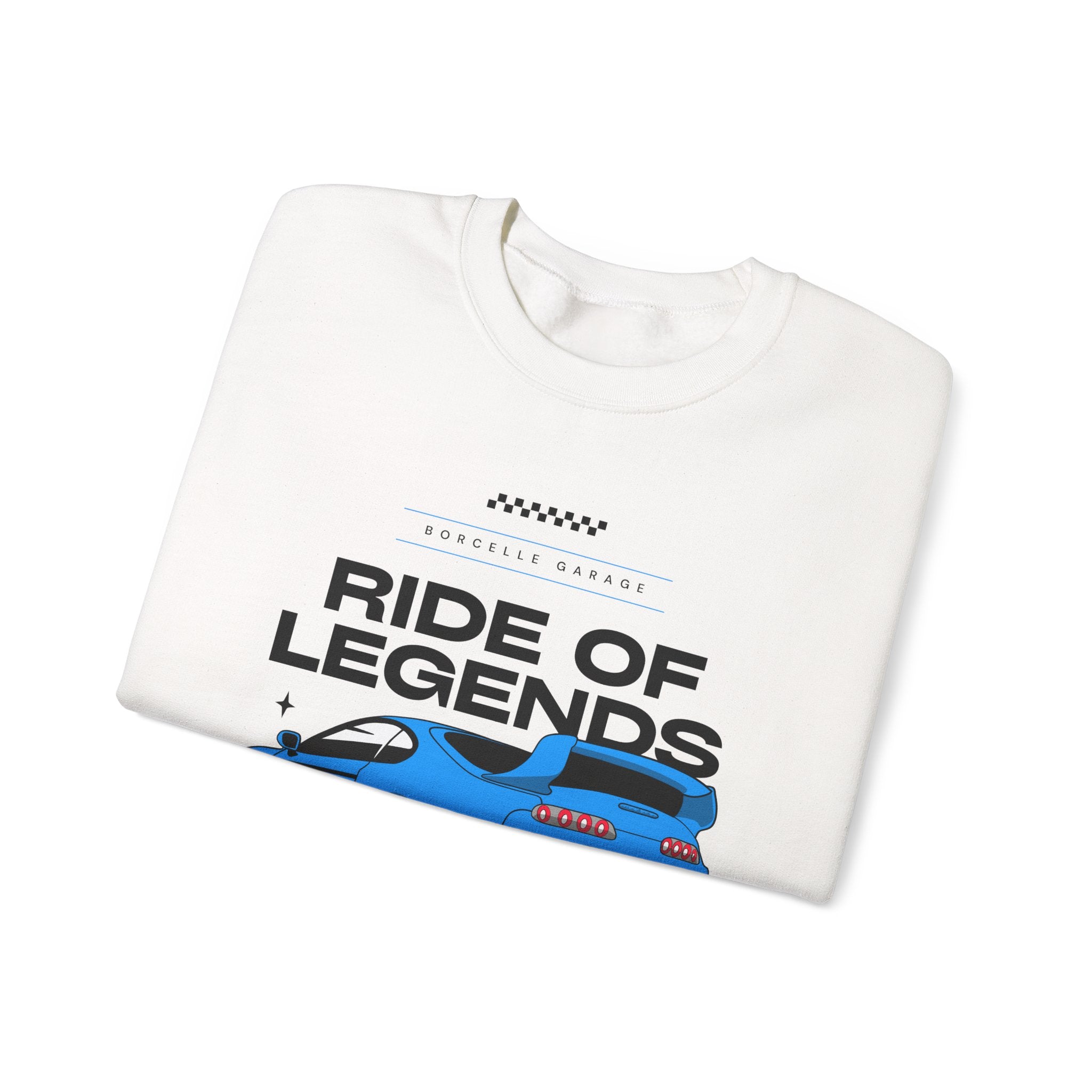 Ride of Legends Unisex Heavy Blend™ Crewneck Sweatshirt, Casual Car Sweatshirt