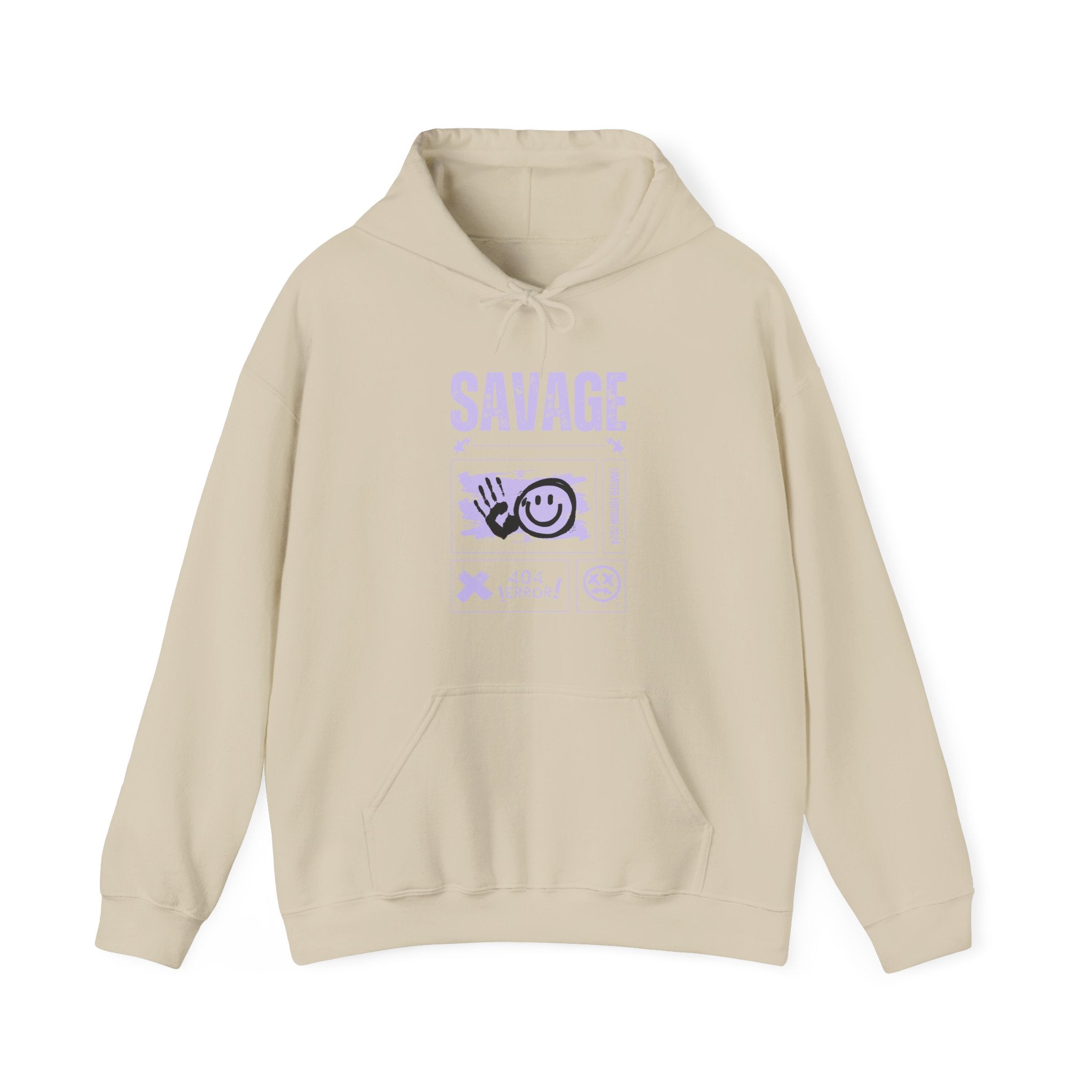 Savage Unisex Hooded Sweatshirt - Cozy Casual Style, Streetwear, Everyday Comfort