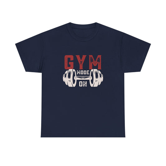 Gym Mode On Tee - Unisex Fitness Shirt, Workout Apparel, Gift for Gym Lovers, Casual Wear, Motivational Tee