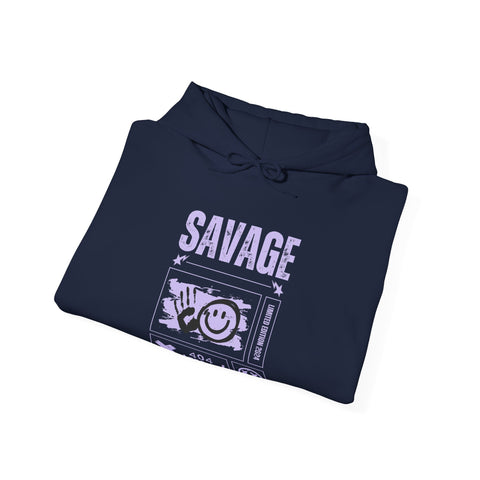 Savage Unisex Hooded Sweatshirt - Cozy Casual Style, Streetwear, Everyday Comfort