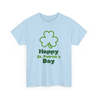 St Patrick's Day Unisex Tee, Green Clover Design, Fun Party Outfit, Gift Idea. Casual Wear Shirt